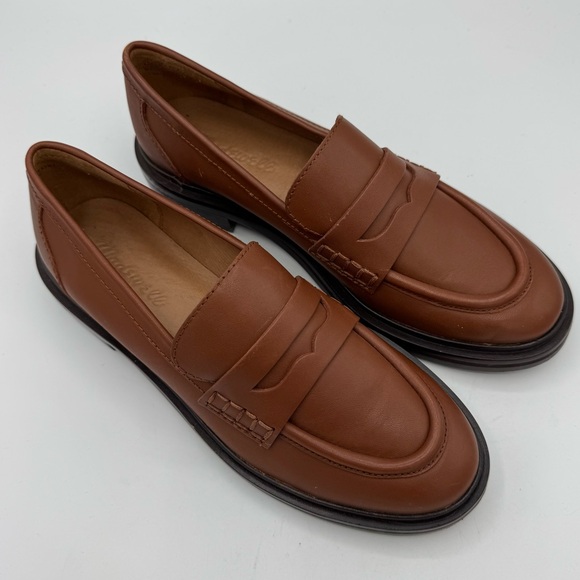 MADEWELL The Vernon Loafer in Dried Maple Leather NL839 size 6 - Picture 2 of 5
